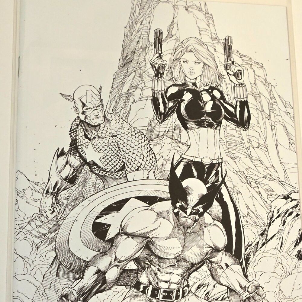 Wolverine Sketch Variant Street Level Hero Marvel Avengers Exclusive Comic - Picture 2 of 7